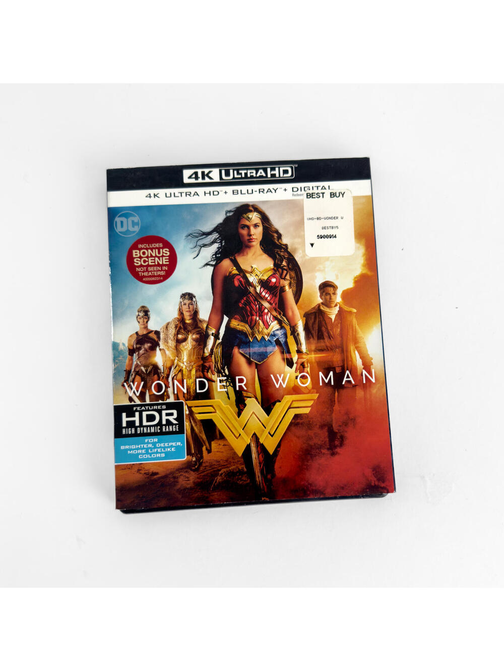 Wonder Woman 4K Ultra HD Blu-Ray Digital Movie Disc